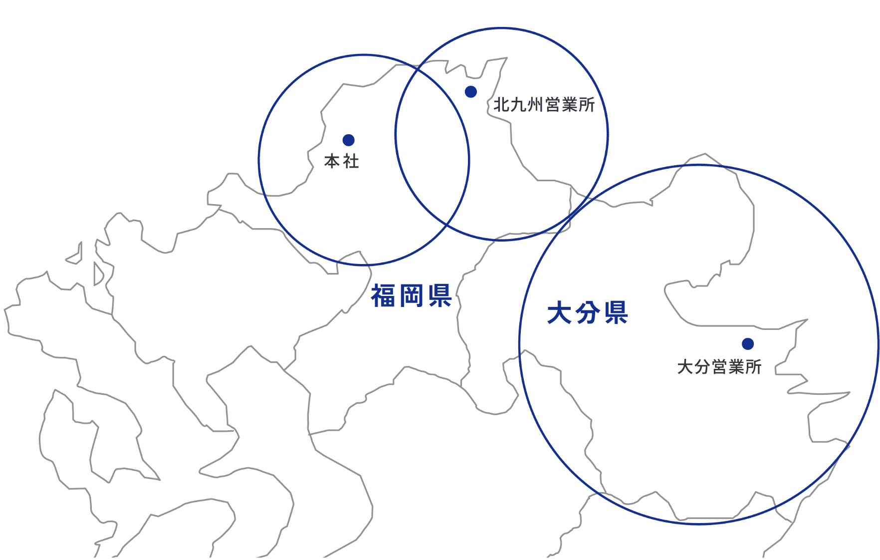 対応エリア地図